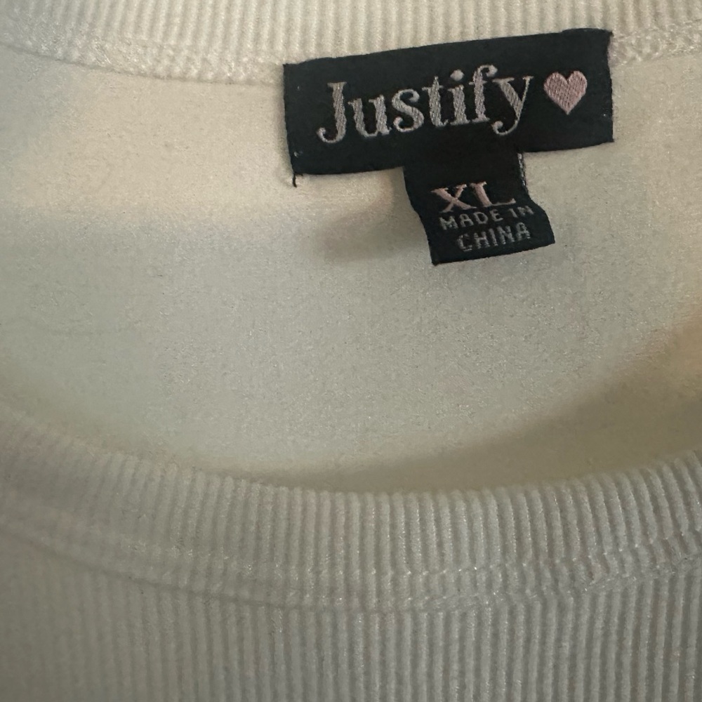 2/$30 NWOT Justify White Ribbed Tank Style Maxi Dress Size XL - Picture 2 of 3